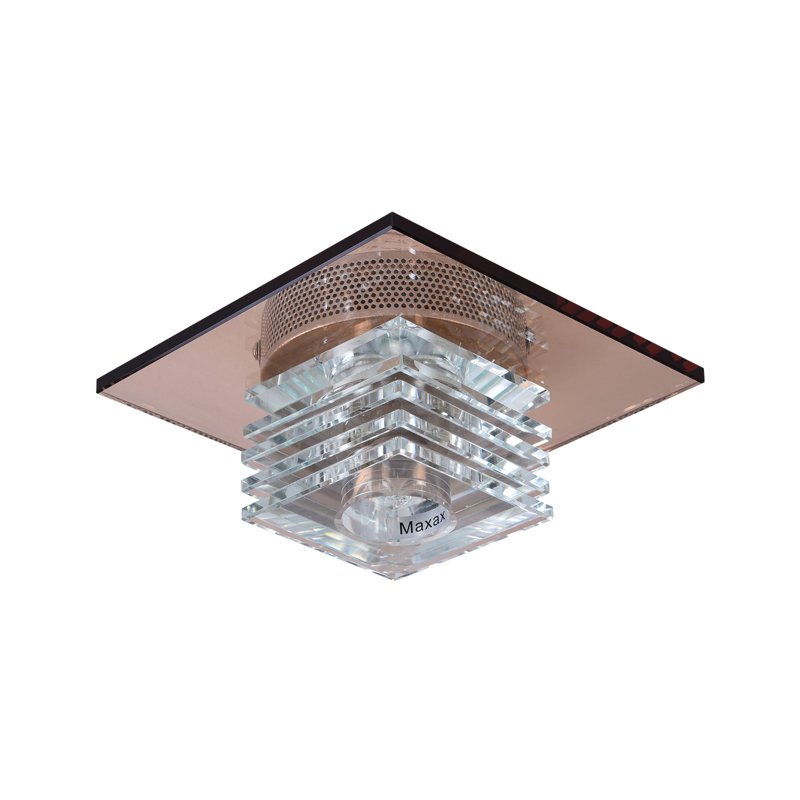 Eldert 1 - Light 7" Unique/Statement Square / Rectangle Flush Mount