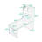 Dining Table with Sliding Glass Doors, Side Hooks and Shelves