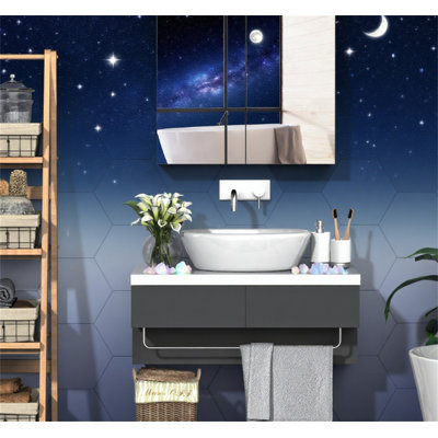 Armoire de salle de bain avec miroir