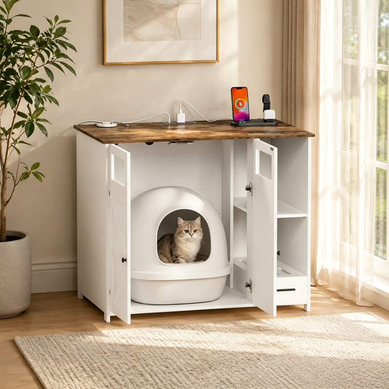 Enceinte de litière pour chien 40,5 "Modern
