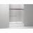 Revel 59.63'' x 55.5'' Double Sliding Semi-Frameless with CleanCoat Technology-14674263-69281857