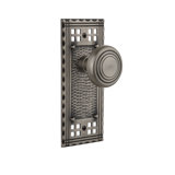 Craftsman Plate with Deco Door Knob