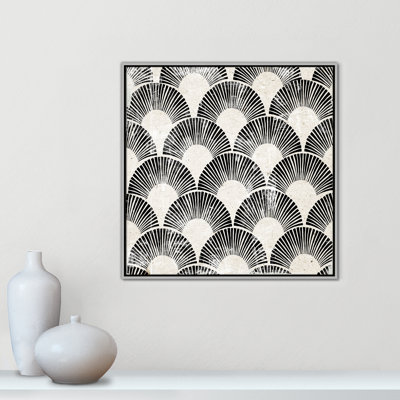 White Art Deco III Print by Aimee Wilson
