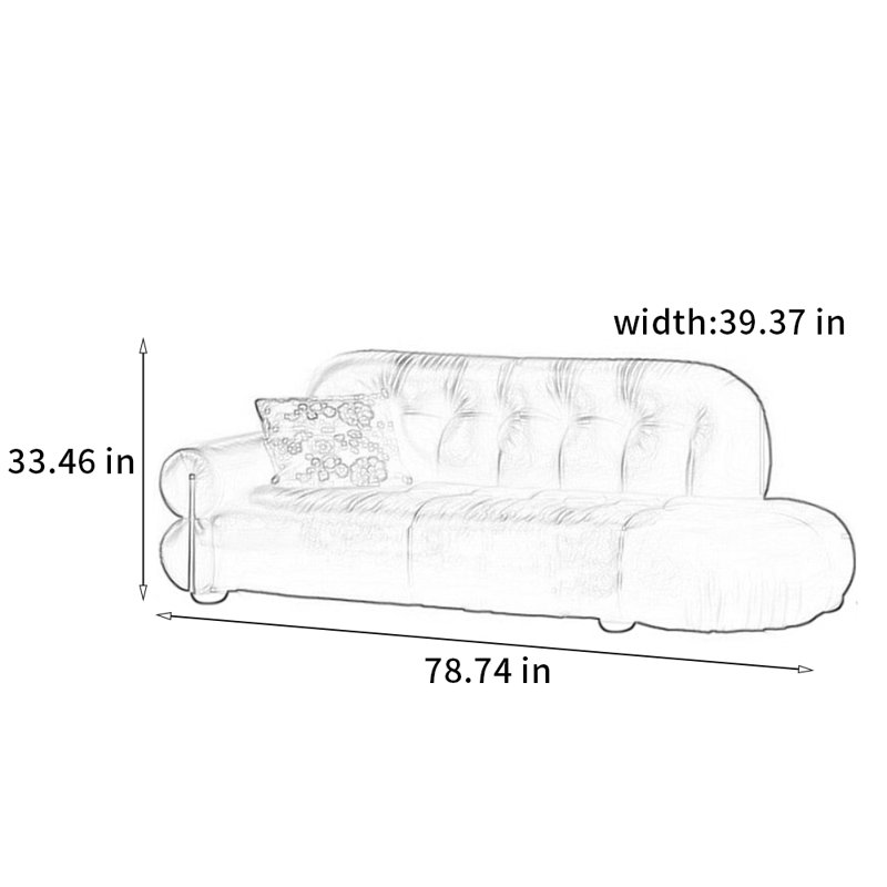 Sweet and comfortable solid wood chair, Left Hand Facing