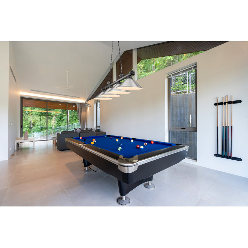 Billard 4 lumières Annaleisa, Nickel brossé