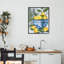 Giclée encadrée indigo et citron, design par Melissa Wang-1792881426-1792881427