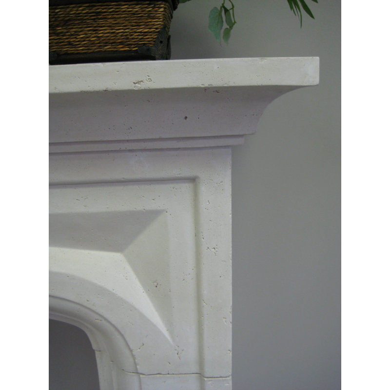 Chateau Pisa Cast Stone Fireplace Surround with Hearth & Filler panels