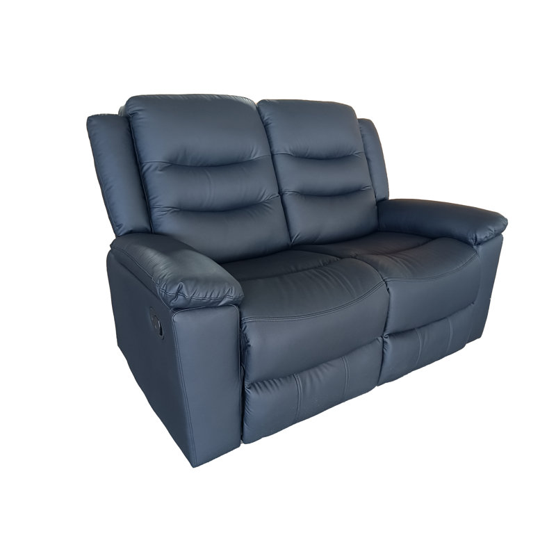 RENATA A/S Leather Recliner Recliners, 2, 103cm H x 107cm W x 53cm D
