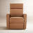 Top Grain Genuine Leather Power Swivel Glider Recliner with Dual Armrests-117798804