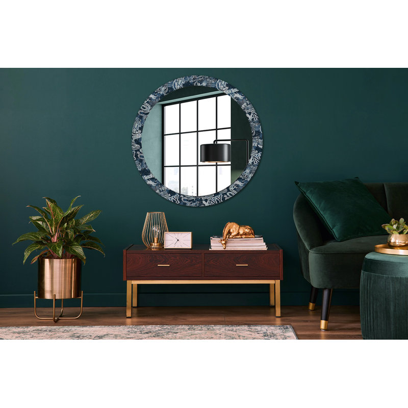 Huldar Glass Flat Wall Mirror
