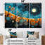 Tribal Boho mosaïque lune - décoration murale mosaïque bohème-899309552-899309554