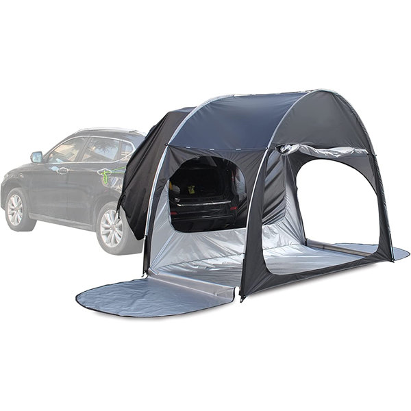Outdoor Drive Away Car Tent SUV Tailgate Attachment Tent Rain Fly Screen  Room for Camping