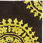 Tapis floral en laine et viscose touffetés à la main Steve-1050919644