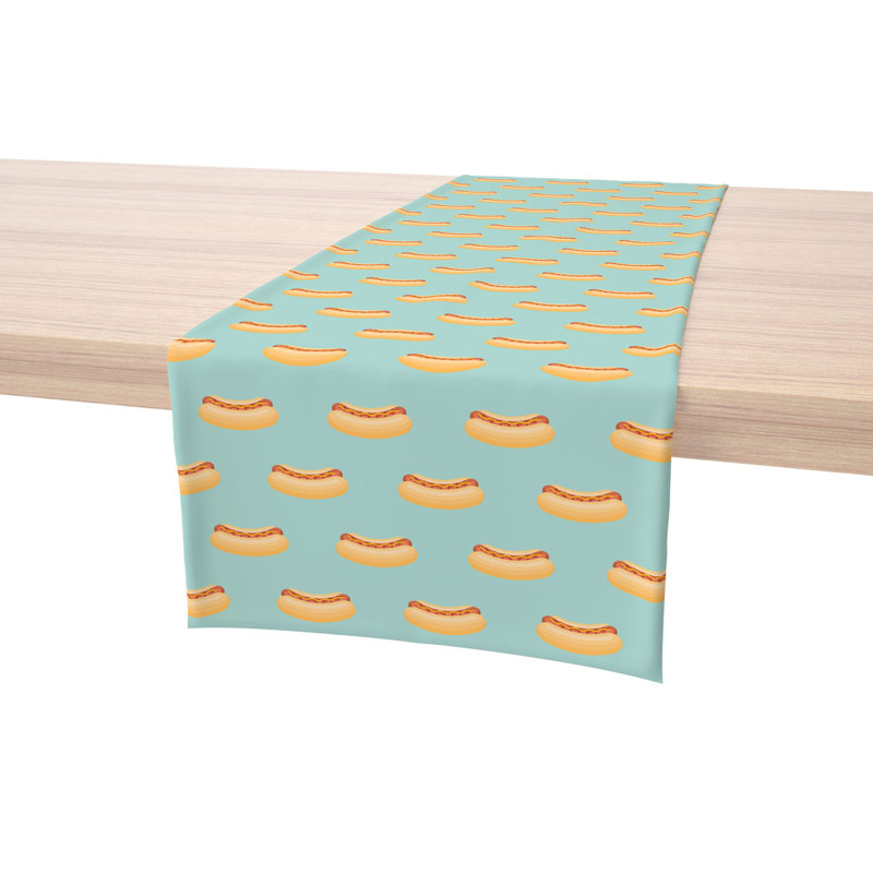 Rectangular Cotton Twill Table Runner, 108" L x 16" W