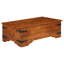 Dusek Solid Wood Four Leg Coffee Table with Storage