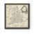 Toile avec cadre gris