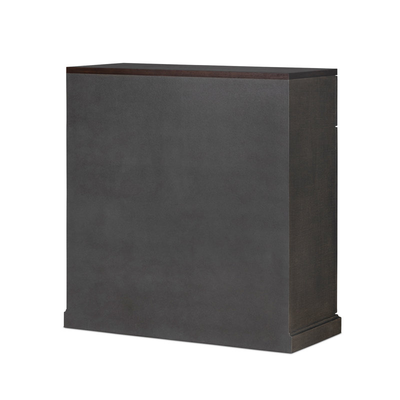 Hibiscus Hall Chest, Indigo, Seal Brown