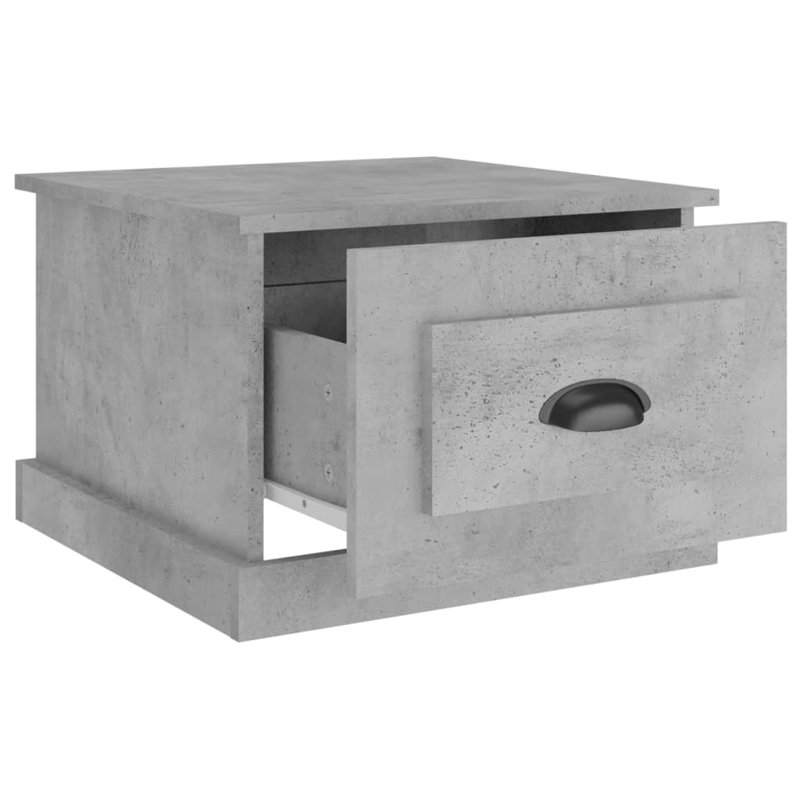 Latwanna Solid Coffee Table with Storage, Concrete Grey