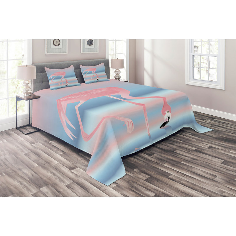 Polyester Coverlet, King Bedspread + 2 Shams