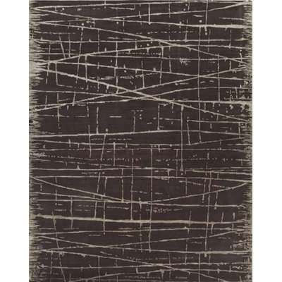 Contemporary One-of-a-Kind Rectangle 8' X 10' Hand Knotted Area Rug