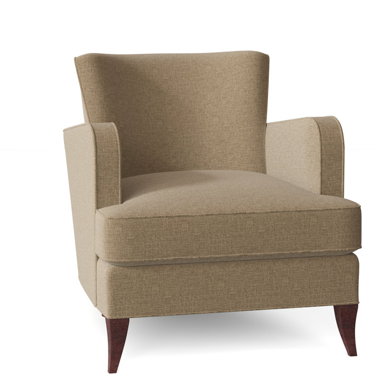 Fauteuil demi-tonneau de 28,5 po de large Kyle, Paille 3162, Montego Bay