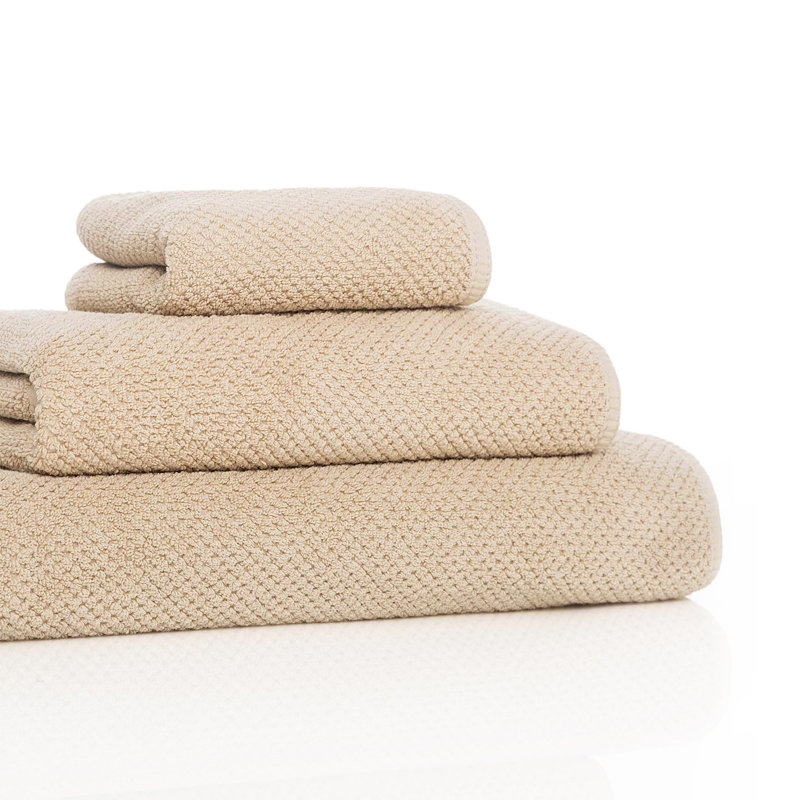 Bee Waffle Waffle Towel, White, 12" W x 20" L, Fingertip Towel 1-Pack