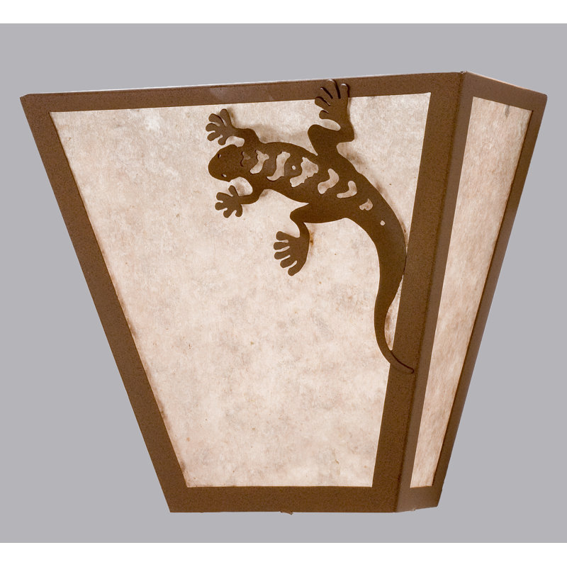 Applique murale encastrée 2 lumières Gecko