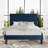 Modern Corduroy Upholstered Platform Bed Frame With Adjustable Headboard, Under Bed Storage, No Box Spring Required, Full Size,Queen Size,King Size,Multiple Colors-1039970785-1039970798