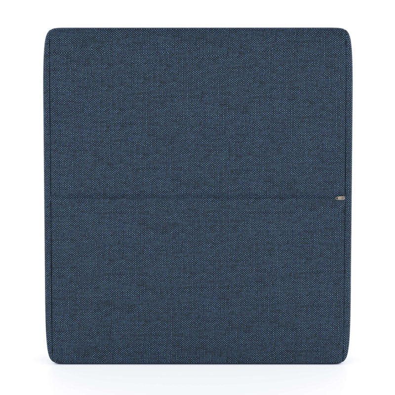 Sunbrella® Outdoor Ottoman Cushion, Sunbrella® Spectrum Indigo, 4" H x 22" W x 20" D