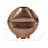 Sculptural Metal Vase with Unique Angular Shape for Home Decor - Contemporary Tall Flower Vase for Dining Room Table or Bedroom Decor - Gold-1313435135