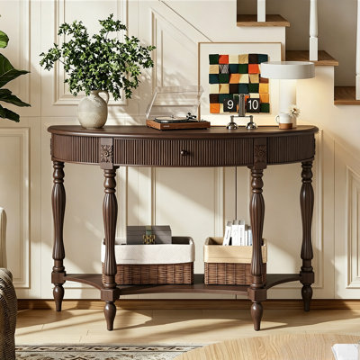 Console de 45 po en demi-lune Farmhouse
