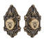 Nostalgic Warehouse Victorian Plate Double Cylinder Deadbolt-554998914