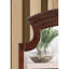Miroir gracieux Summit G5950-m Cappuccino - Ornement en placage de bois véritable pour verre