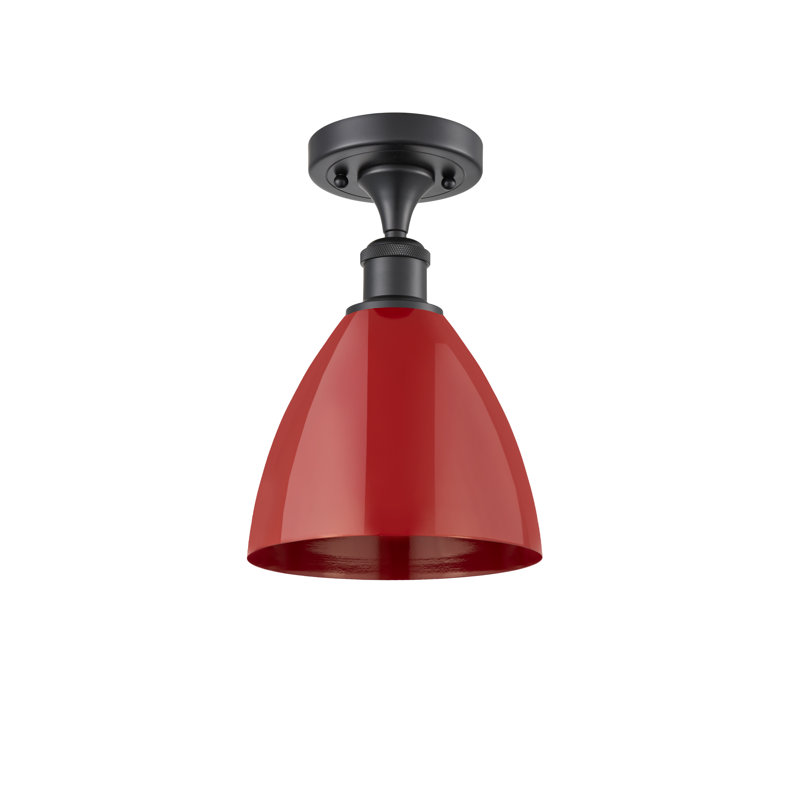 Semi encastrement, Rouge, Noir mat
