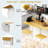 Large Rolling Kitchen Island With Drop Leaf, Power Outlet, Internal Storage Racks, 5 Open Side Racks, 2 Drawers, An Adjustable Shelf-712257206