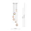 Coraleen 6 - Light Polished Chrome Pendant