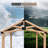 10×10Ft Gable Roof Wood Pavilion - Quick-Assembly Outdoor Gazebo With Square Posts, Light Gray-128914249