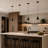 1-Light Black Island Pendant Light with Cone Metal Shade-119746351-119746348