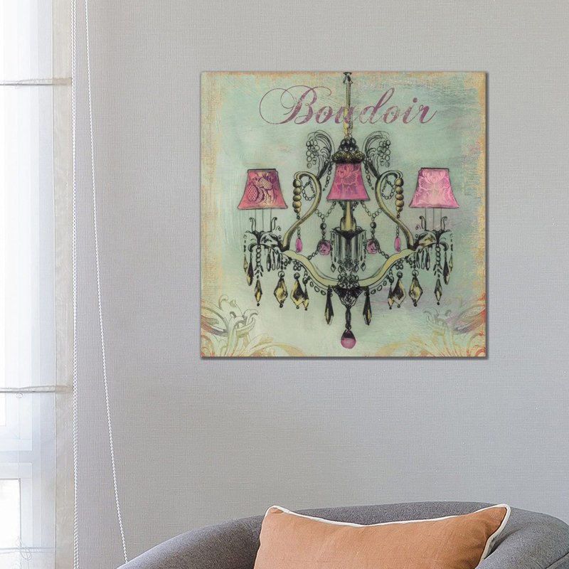 Boudoir 1 Piece Wrapped Canvas Wall Art, 66.04 cm H x 66.04 cm W x 1.91 cm D