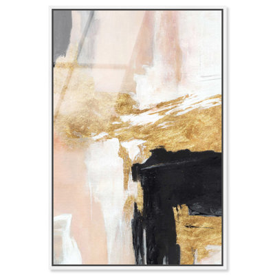 «Soft Collision - Ira Colmeva», reproduction murale encadrée par Art Remedy, cadre blanc, 20 x 30