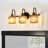 Gjystina 3-Light Dimmable Gold-Black/Chrome Crystal Vanity Light-2001491334-2001491335