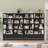 Akxel 47.2" W 3-Drawer Wood Grain Bookshelf-1625577715