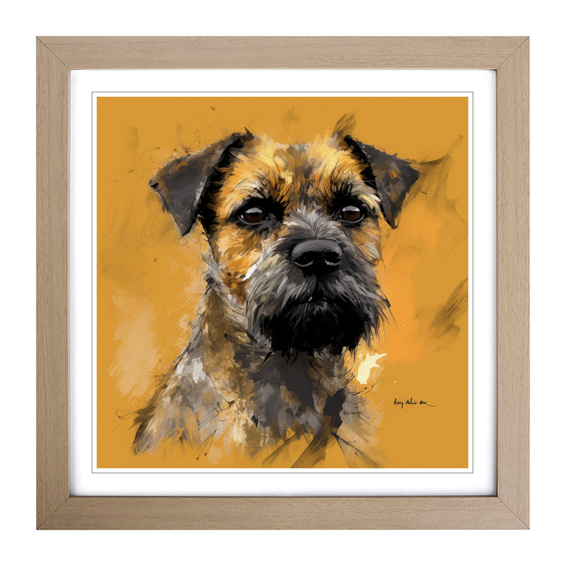 Single Picture Frame Print on Wood, Oak