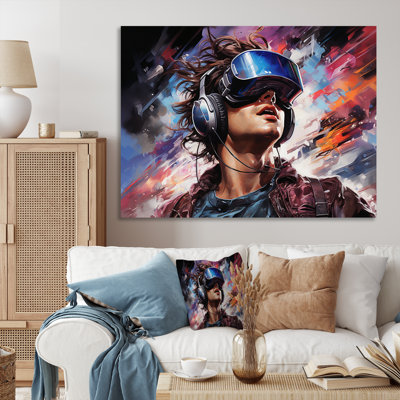 " Video Game Virtual Adventure Portrait I "