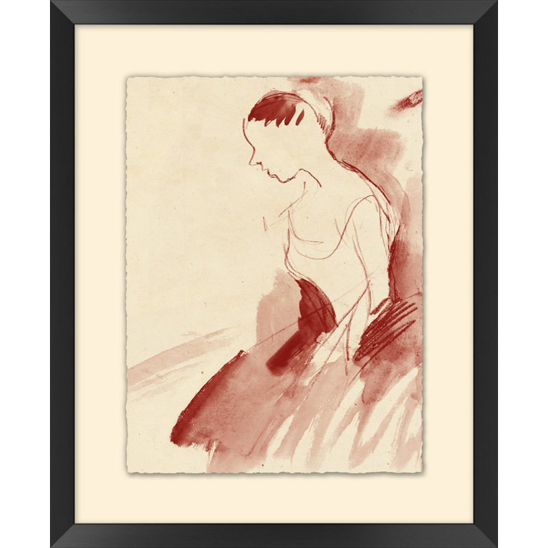 A Dancer Study 1 - Cadre photo, reproduction d'art sur papier