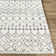 Tapis gris / blanc Shiloh
