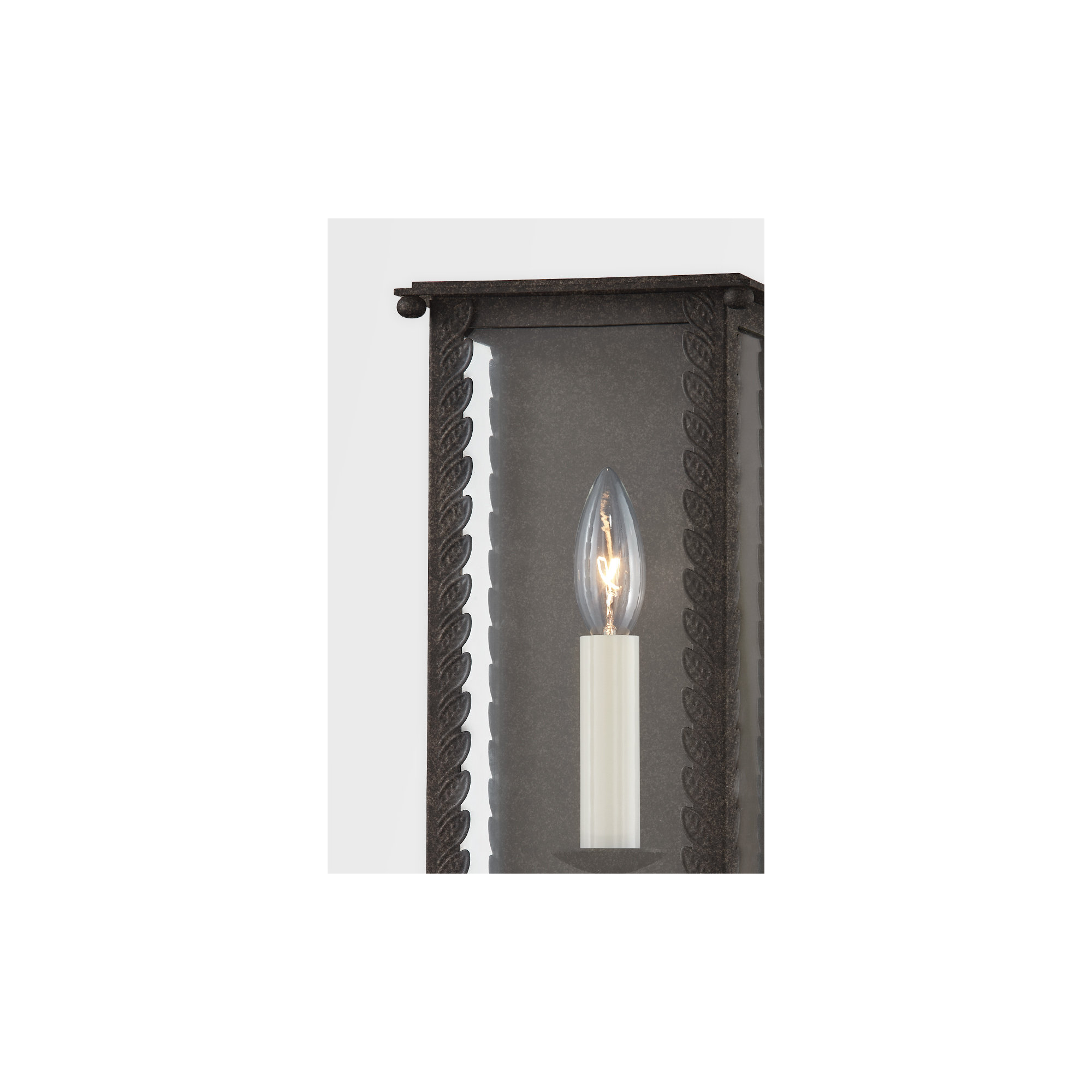 Zuma Light Wall Sconce, 13" H x 6.25" W x 5.25" D, French Iron