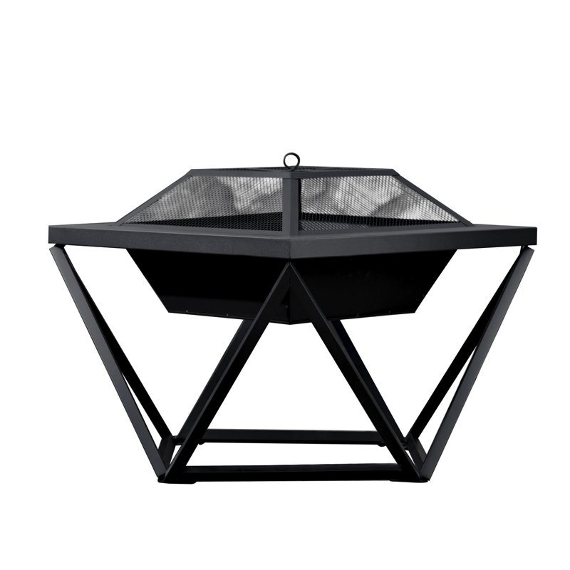 Steel Charcoal Fire Pit Table