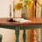 French style vintage solid wood round table-110582333
