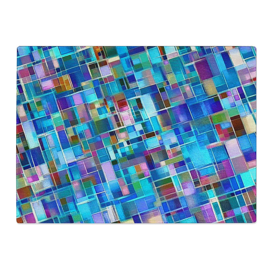 Pixel Pattern Vol.3  Glass Chopping Board